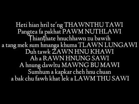 Sickid aka CT Tluangtea - Sual Chithum Lyrics Video