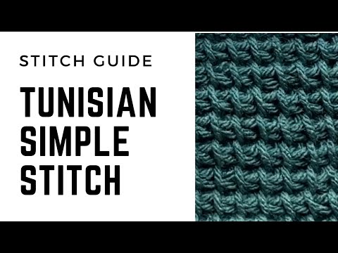 Tunisian Simple Stitch - No Curl, No Bind-Off Gap