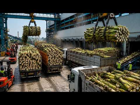 Inside the World’s Largest Banana Fiber Factory |The Satisfying Process of Billions of Sanitary Pads