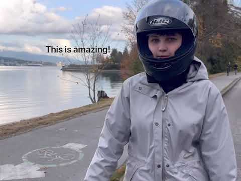 The process of learning to ride an EUC