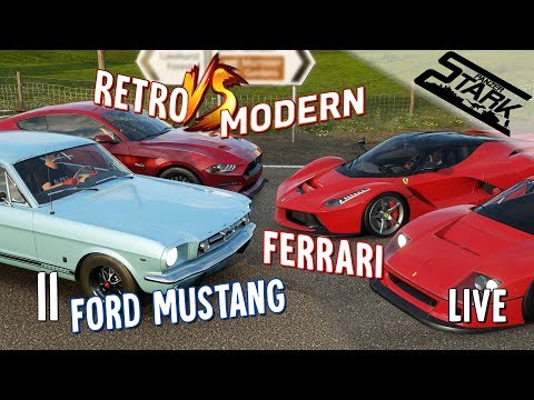 Retro Vs Modern - 11.Rész (Ford Mustang 1965 vs 2018 | Ferrari 1989 vs 2013) - Stark
