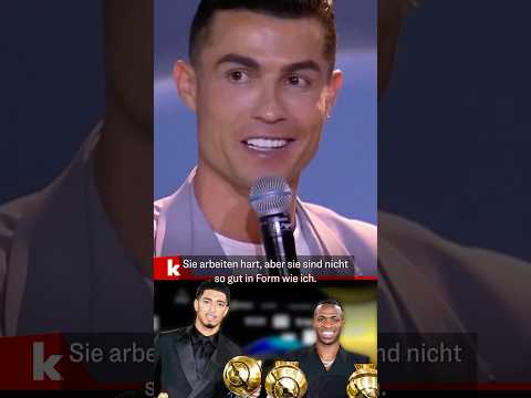 "Nicht so gut in Form wie ich": Ronaldo stichelt gegen Yamal, Bellingham und Co. #shorts