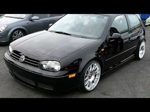 VW MK4 Golf with 18 Inch BBS Wheels at 2011 Santa Pod Fast Show