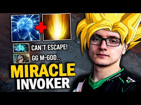 EPIC GAME Miracle- Invoker GOD-MODE Show His BEST SIGNATURE Hero | Dota 2 Invoker