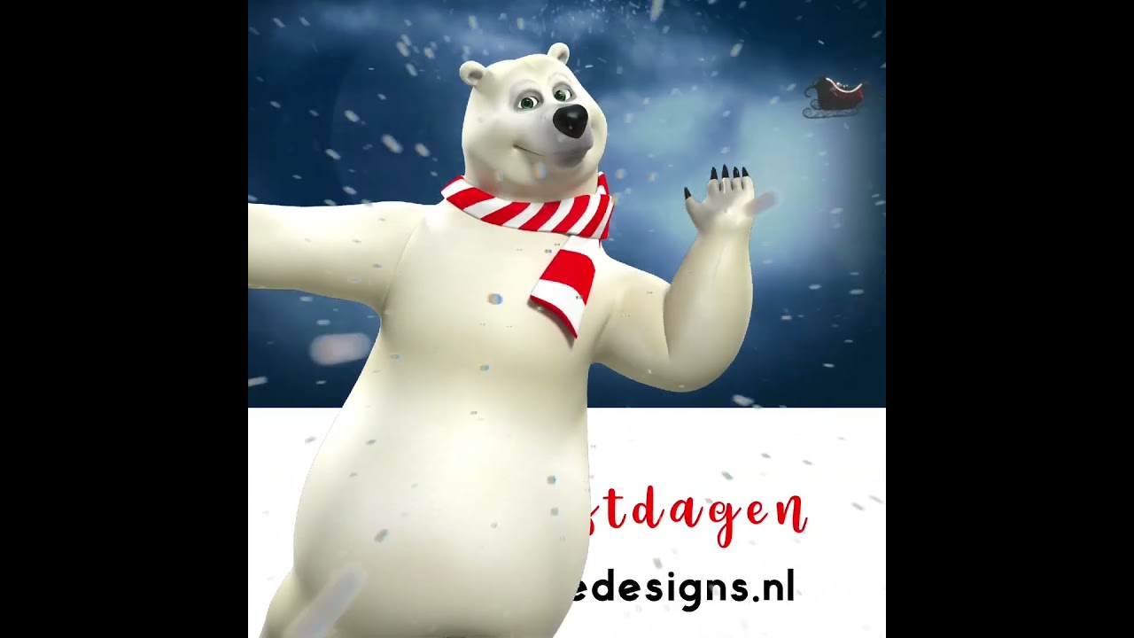 Template Kerst karakters From corners