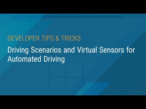 Driving Scenarios and Virtual Sensors for Automated Driving