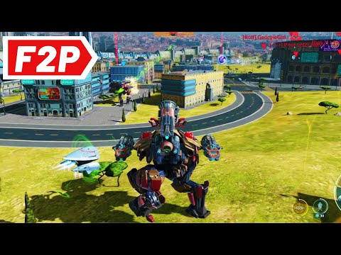 War Robots: Free to Play Hangar - Domination Gameplay (No Commentary) WR F2P