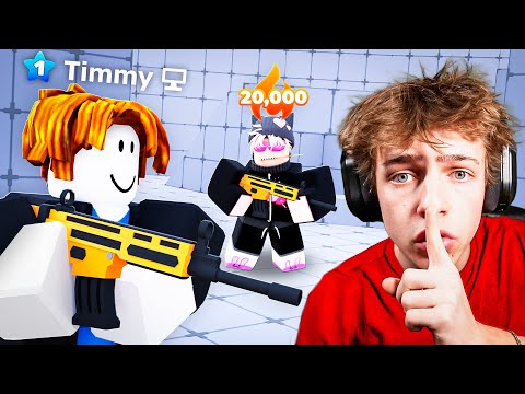 I PRETENDED To Be a Noob In Roblox Rivals...