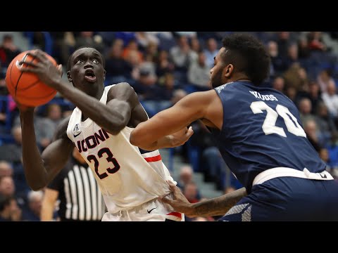 UConn Men's Basketball Postgame (St. Peter's) - Akok Akok
