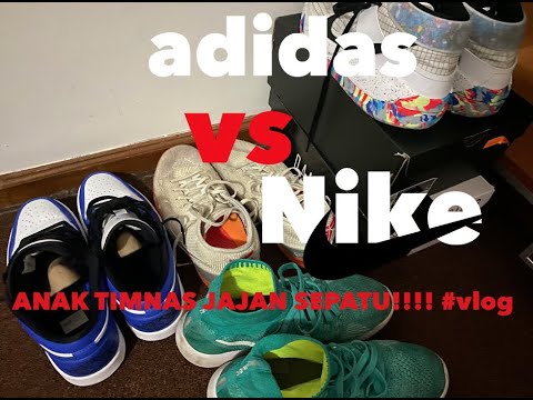 ANAK TIMNAS JAJAN SEPATU !!! NIKE VS ADIDAS... WHO WIN THE BEST BASKETBALL SHOES?? VLOG#2
