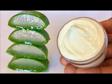 FRESH ALOE VERA GEL & SHEA BUTTER Whipped Cream For Face, Body and Hair