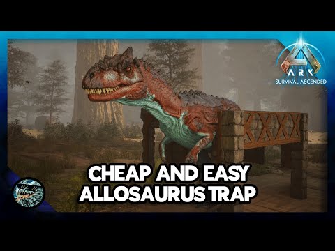 How to Make an Allosaurus Trap in Ark Survival Ascended