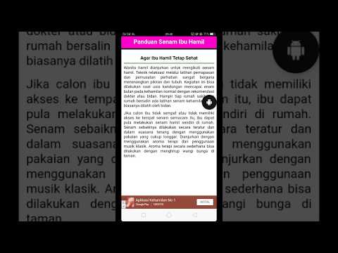 Senam Ibu Hamil 2019 "efektif membuat tubuh sehat" Video