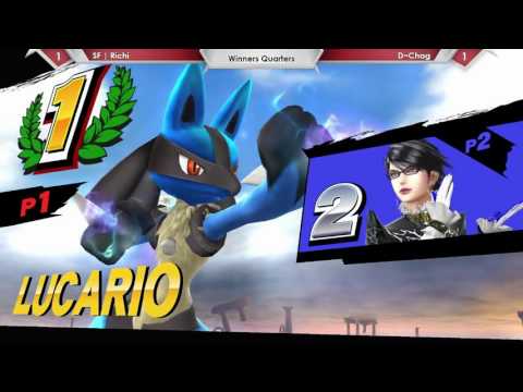SP45 - SF | Richi (Lucario) Vs. D~Chag (Bayonetta) Winners Quarters - Smash 4