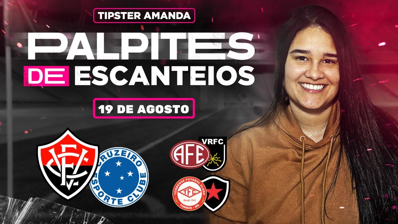 PALPITES DE FUTEBOL PARA O DIA 19/08/2024 (SEGUNDA-FEIRA) PARA O MERCADO DE ESCANTEIOS