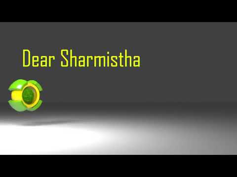 Dear Sharmistha Happy Birthday