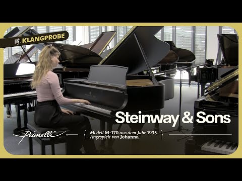Matte Eleganz - Steinway & Sons M-170 Flügel von 1935 in der 🎹 #Pianelli Klangprobe mit Johanna