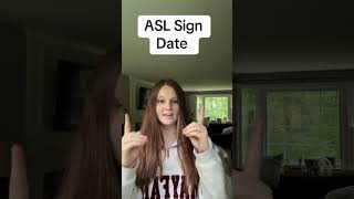 Learn How To Sign "Date" in ASL for Beginners | American Sign Language #shorts