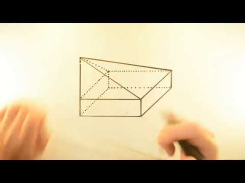 Questão IMPORTANTE FUVEST 2015 - Matemática 49 - Volume de Prisma e Pirâmide - 1ª fase Prova V