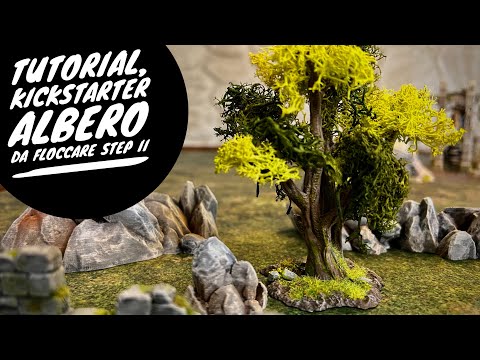 Tutorial, Kickstarter di My Dungeon - Albero da floccare - Step II