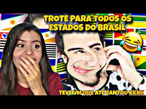 REACT - PASSEI TROTE para TODOS os ESTADOS BRASILEIROS KKKK - KaikeFlex - Lehh Cruz