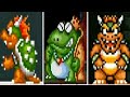 Super Mario All Stars All Final Bosses Endings SNES