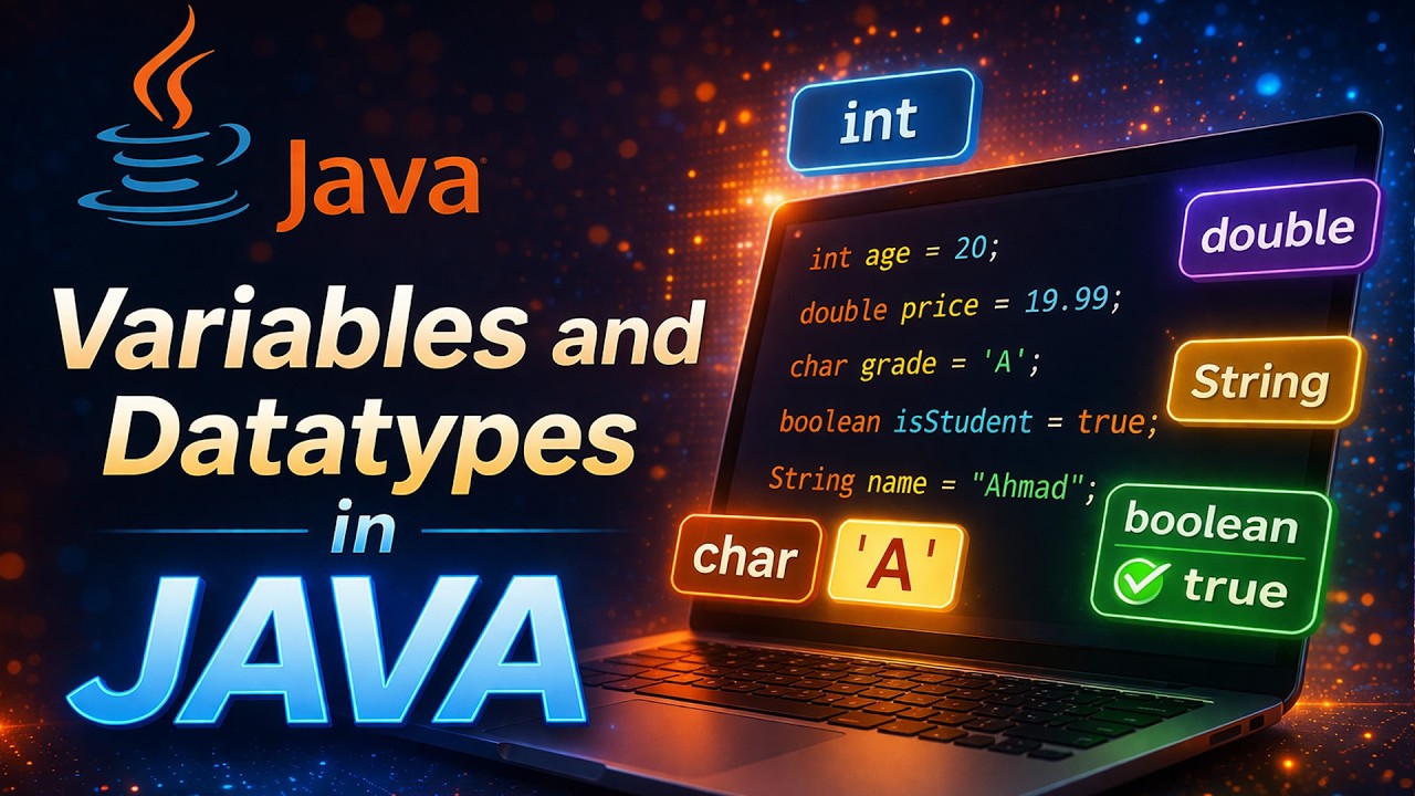 Java Variables and Data Types Explained (Beginner Tutorial)