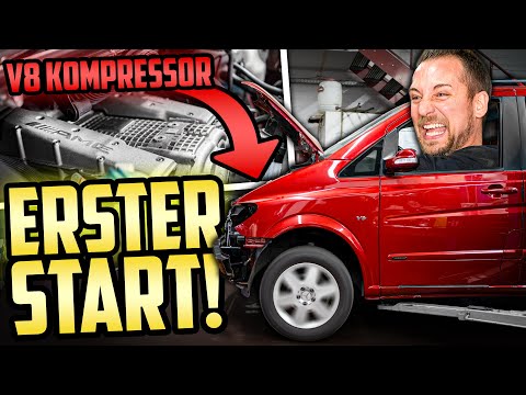 Das Biest ERWACHT! - Mercedes Viano 55 Kompressor - Ist Julians V8 OPERATION geglückt?