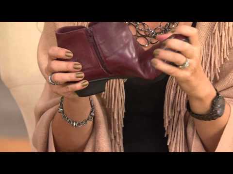 Earth Origins Leather Ankle Boots - Pembroke with Sharon Faetsch