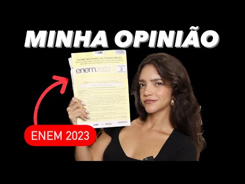 MINHA OPINIÃO SOBRE O ENEM 2023 (Débora Aladim)