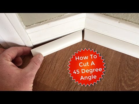 How To Cut Quarter Rounds for a 45 Degree Angle