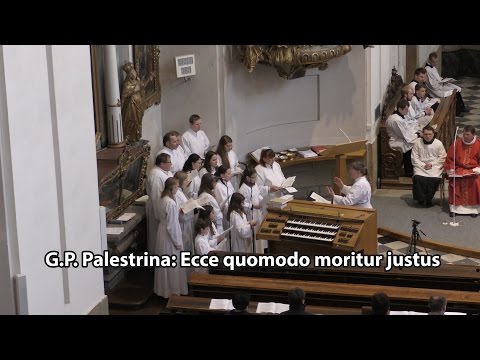 Cecilská hudební jednota - G. P. Palestrina: Ecce quomodo moritur justus