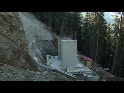 3-S PARDATSCHGRAT A2 - TEIL 3 Bauarbeiten Strecke