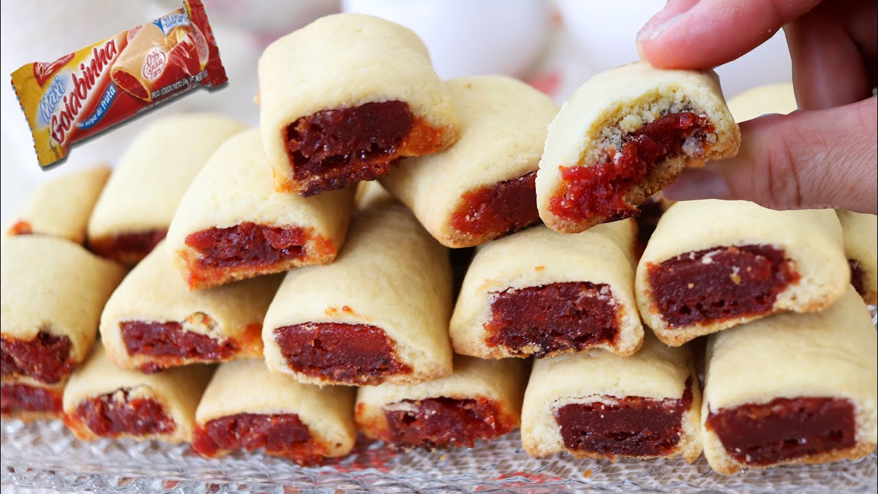 GOIABINHA CASEIRA - IRRESISTÍVEL - NÃO DÁ PRA PARAR - CASQUINHA CROCANTE E O RECHEIO FICAM PERFEITOS