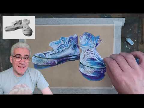 Thumbnail of Beginner Pastels - Easy steps to paint a pair of Converse trainers Thumbnail of Beginner Pastels - Easy steps to paint a pair of Converse trainers