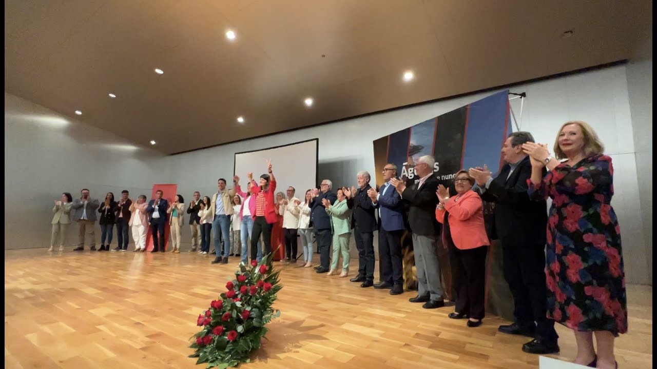 Mari Carmen Moreno presenta la candidatura del PSOE de Águilas a las elecciones municipales del 28M