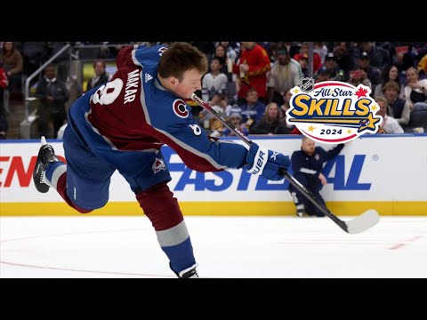 Cale Makar gets HARDEST SHOT! 2024 NHL Skills Competition