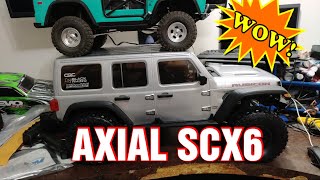 AXIAL SCX6 FIRST TEST IN SNOW