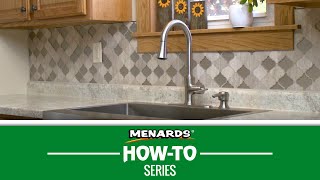 How To Install Backsplash Tile | Menards Kitchen Remodel