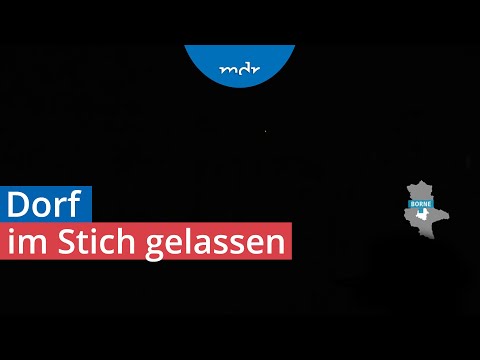 Dorf Borne seit einem Jahr ohne Straßenbeleuchtung | MDR SACHSEN-ANHALT HEUTE | MDR