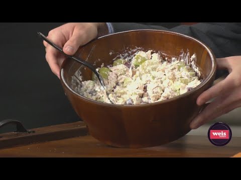 Sweet & creamy chicken salad recipe with Chef Janet