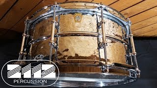 Video thumbnail for Ludwig 6.5x14 Hammered Supraphonic w/Tube Lugs LM402KT by 2112 PERCUSSION