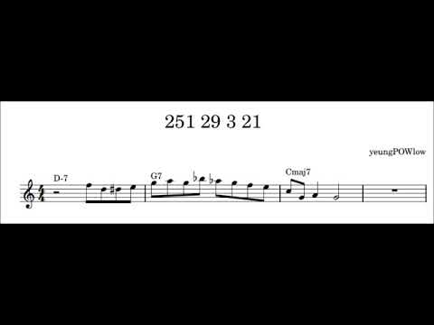 251 lick with notation #2