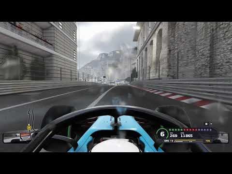 F1 2019 - Monaco - Red Bull - Short 4k rain clip