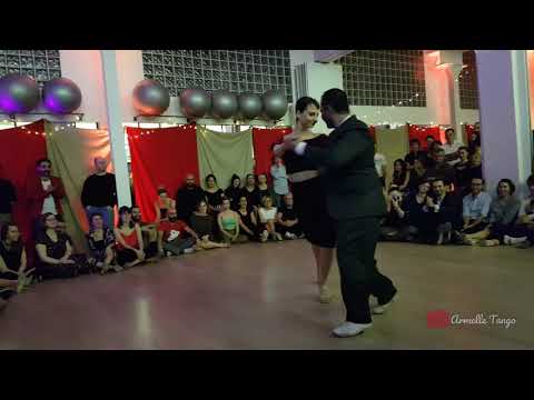  Veronica Toumanova  and  Pablo Freund  are  dancing  to  the  vals  "  En El Rosal  "  by  Juan D'Arienzo  in  2019