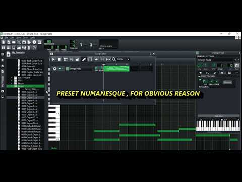 LMMS DAW  SOUND DEMO  ZynAddSubFX   PRESETS