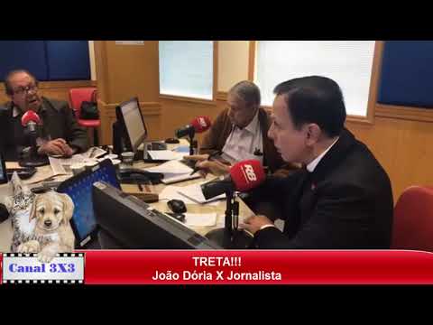 Briga entre João Dória e Rafael Colombo (Jornalista da Bandeirantes)