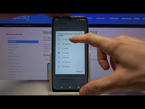 Cómo cambiar el tiempo de pantalla en ZTE Blade A7 2019 - bloqueo automático