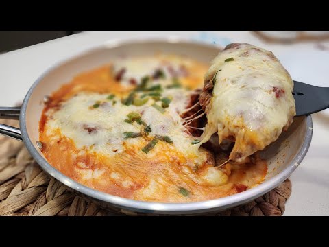 POLLO A LA PARMESANA EN EL SARTÉN - UNA RECETA MUY FACIL SIN HORNO Y DELICIOSA