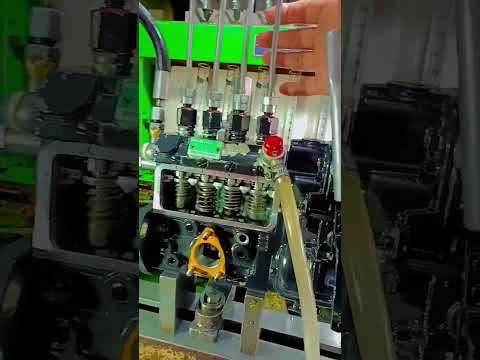 BOSCH Inline pump!!! Sonalika 750 Diesel fuel pump repair and test!! kisan Diesel Service!!